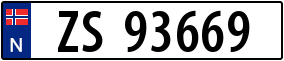 Truck License Plate